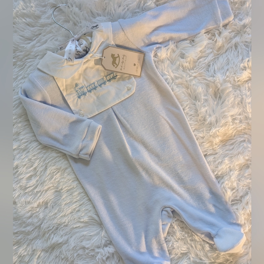 🚂 Rock a Bye Baby footed sleeper! NWT 🚂